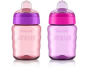Philips AVENT Easy Sippy Cup - Pink/Purple (2 Pack)