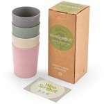 Bamboo Toddler Cups Set - 4 Pack, 10 oz