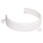 Food Guard for 9-10 Inch Plates - White Clip-On