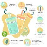 Tronco 10 oz Stainless Steel Sippy Cups for Kids