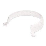 Food Guard for 9-10 Inch Plates - White Clip-On