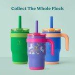 Coldee 14 Oz Kids Tumbler with Lid & Straw