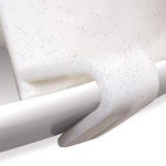 Food Guard for 9-10 Inch Plates - White Clip-On