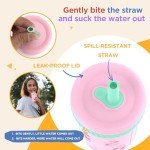 Tronco 10 oz Stainless Steel Sippy Cups for Kids