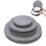 Felt Plate Dividers for Dish Storage - 96 Pack