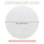 Set of 48 Round Felt Plate Dividers