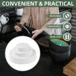 120 Pcs Soft Felt Plate Separators - White