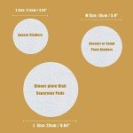 Extra Thick Felt Plate Dividers - Set of 24