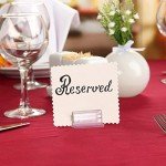 100 Self-Adhesive Clear Sneeze Guard Holders