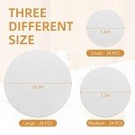 72 Pack Thick Felt Plate Storage Dividers