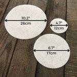 72 Thick Felt Plate Dividers for Storage