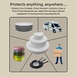 72 Thick Felt Plate Dividers for Storage