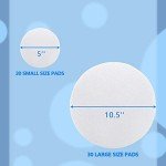 Felt Plate Separators Set of 30 - White