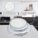 Felt Plate Separators Set of 30 - White