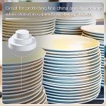 Mixweer Felt Plate Dividers - 120 Soft Protectors