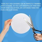 Felt Plate Separators Set of 30 - White