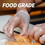 Supmedic Basic Clear Vinyl Exam Gloves, Powder-Free Latex-Free Food Safe Cooking Cleaning Disposable Medical Glove, 100Pcs (X-Large)