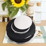 48-Piece Felt Plate Separators for Storage