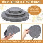 72 Pack Felt Plate Dividers for Dish Storage