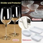 Plate Protectors for Stacking - 50PCS Felt Dividers