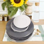 Felt Plate Dividers – 96 Pack, Grey Separators