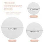 Thick Felt Plate Dividers Set - 48 Round Separators