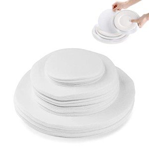 Felt Plate Dividers Protectors - 96 Pack