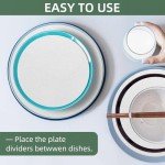 White Plate Separators for Organized Storage