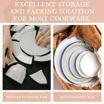 Thick Felt Plate Dividers Set - 48 Round Separators