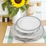 Felt Plate Dividers Protectors - 96 Pack