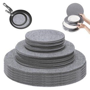 LITLANDSTAR 144-Pack Felt Plate Dividers for China