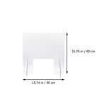 Acrylic Sneeze Guard Partition for Office Use