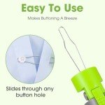 Button Hook & Zipper Pull for Easy Dressing - 2 Pack