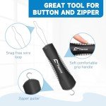 Button Hook and Zipper Pull Helper Tool Set