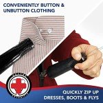 Button Hook and Zipper Pull for Seniors