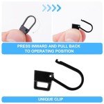 6 Pack Metal Zipper Pull Tab Replacements