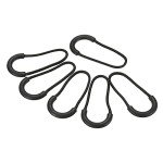 PATIKIL 10-Pack Zipper Pull Extensions - Black