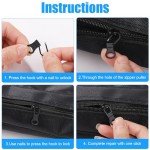 Set of 6 Detachable Zipper Pulls for Repair