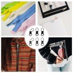 Set of 6 Detachable Zipper Pulls for Repair
