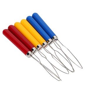 6-Pack Plastic Needle Threaders and Button Hooks