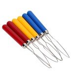 6-Pack Plastic Needle Threaders and Button Hooks