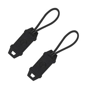 Tactical Zipper Pull Cord Replacement - 2PCS (Black)