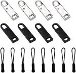 Zipper Pull Replacement Set for Bags and Clothing