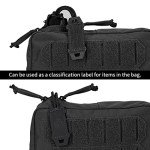 Tactical Zipper Pull Cord Replacement - 2PCS (Black)