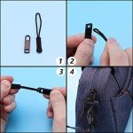 Zipper Pull Replacement Set for Bags and Clothing