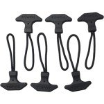 6 Pack Heavy Duty T-Zipper Pulls for Gear