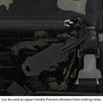 Tactical Zipper Pull Cord Replacement - 2PCS (Black)