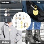 12 PCS Metal Zipper Pull Replacement Set