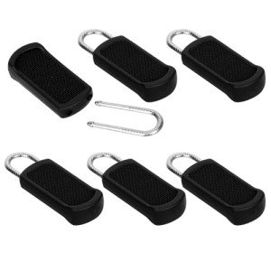 6-Pack Detachable Plastic Zipper Pull Replacements