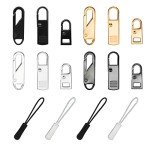 Zipper Pull Replacement Kit - 16pcs Metal Extenders